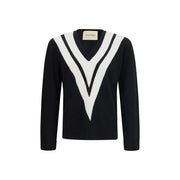 Valentino Garavani Black Wool Oves Aries Sweatshirt for Men