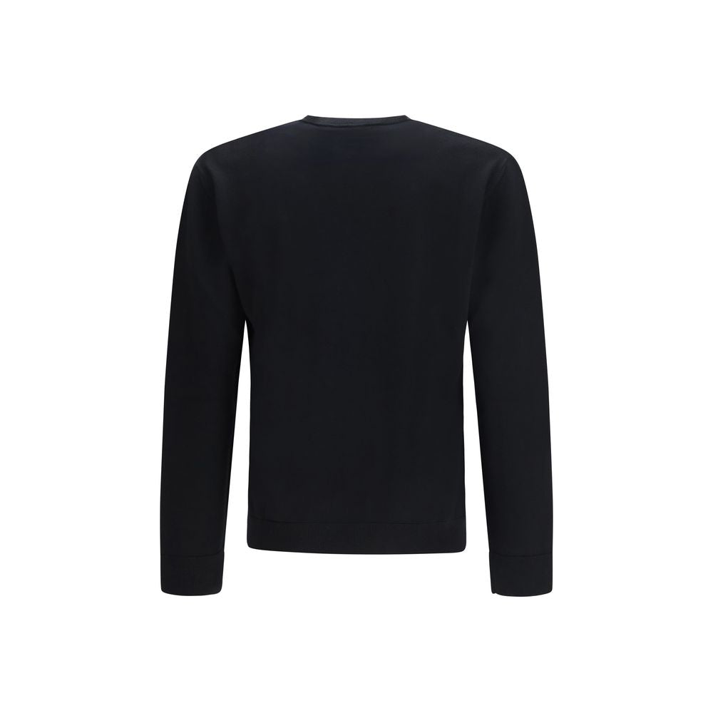 Valentino Garavani Black Wool Oves Aries Sweatshirt for Men
