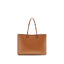 Jil Sander Brown Calf Leather Bos Taurus Shoulder Bag