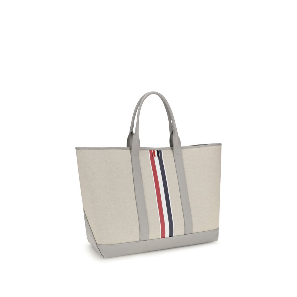 Thom Browne Gray Fabric Shoulder Bag Secondary image