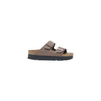 Birkenstock Brown Synthetic Platform Sandals