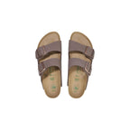 Birkenstock Brown Synthetic Platform Sandals
