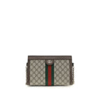 Gucci Brown Fabric Handbag