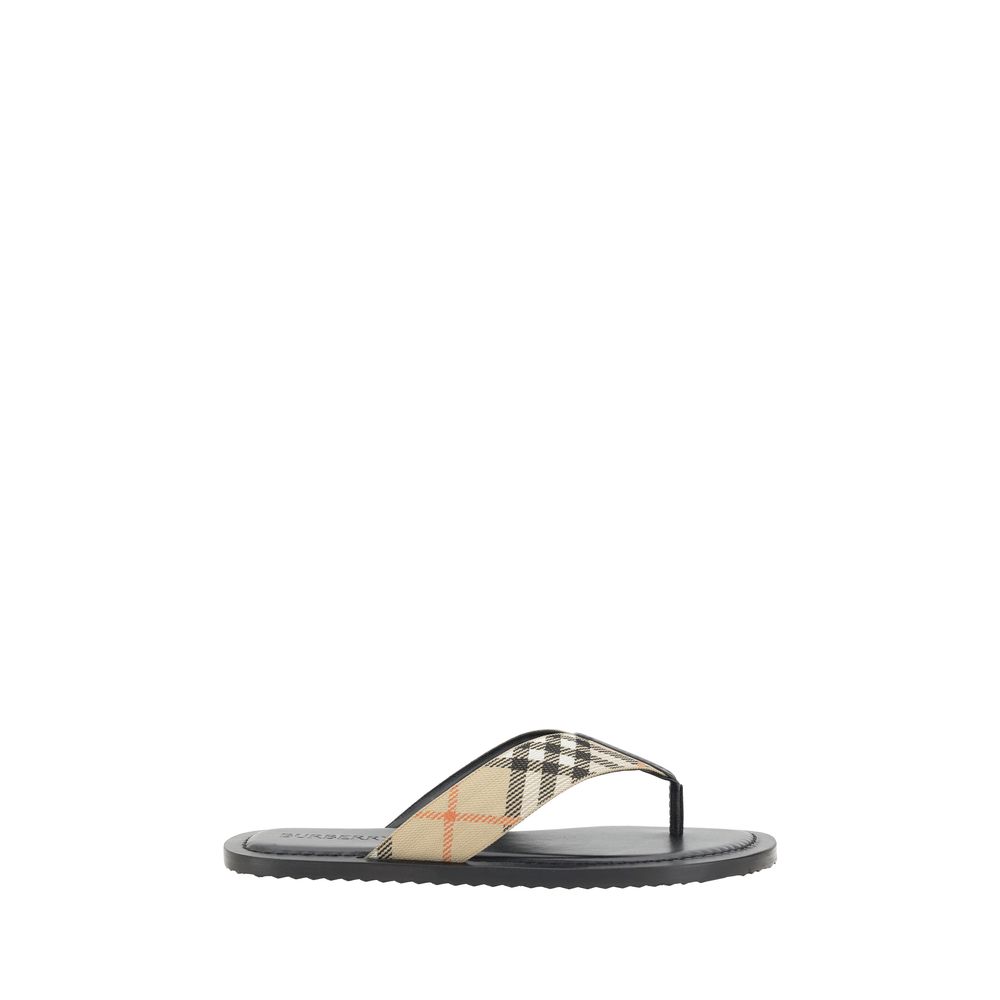 Burberry Multicolor Polyester Flip-Flop Sandals Main image