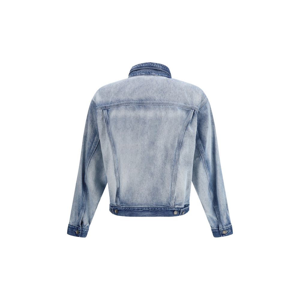 Diesel Blue Cotton Denim Jacket Secondary image
