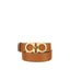 Ferragamo Brown Calf Leather Bos Taurus Belt