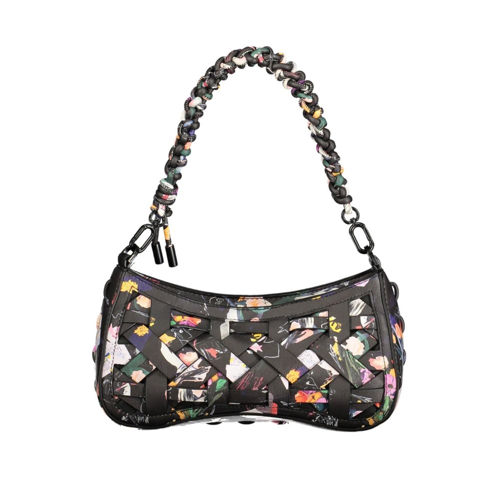 Desigual Nero Poliuretano Women Bag