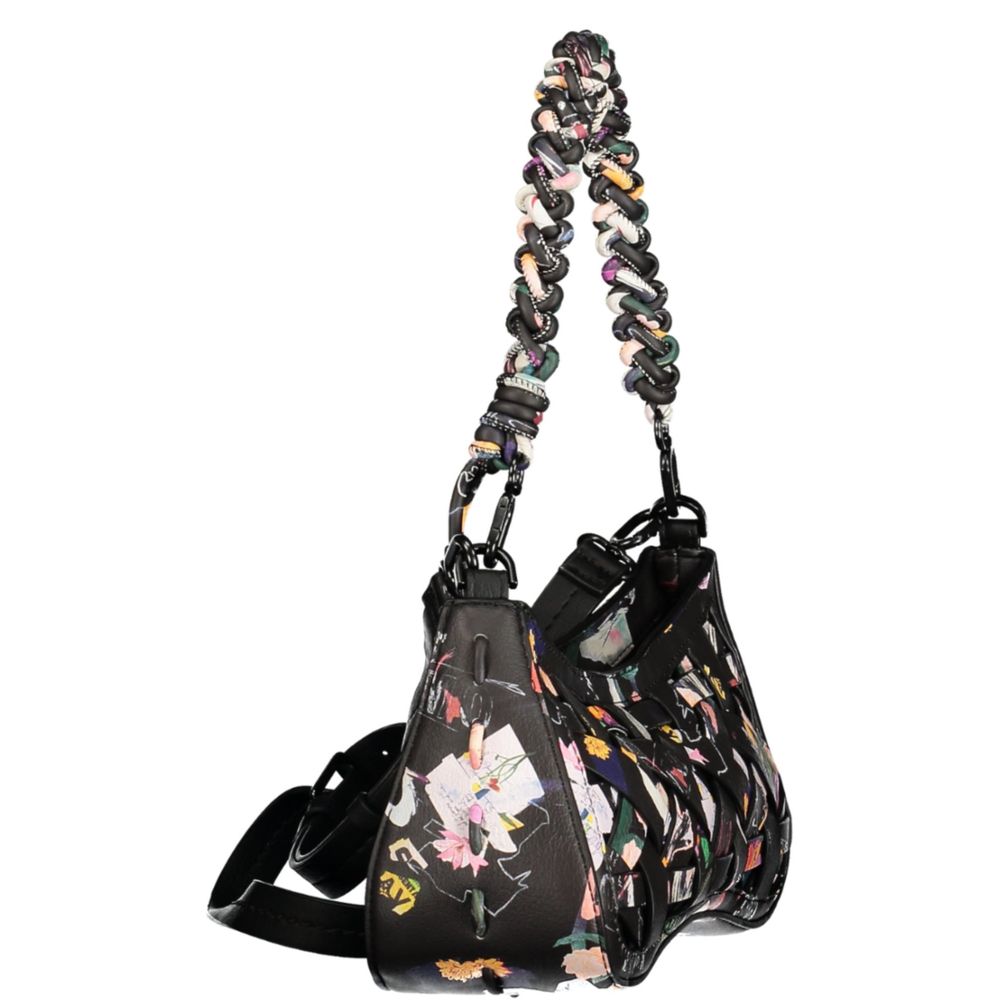 Desigual Nero Poliuretano Women Bag - Zachava