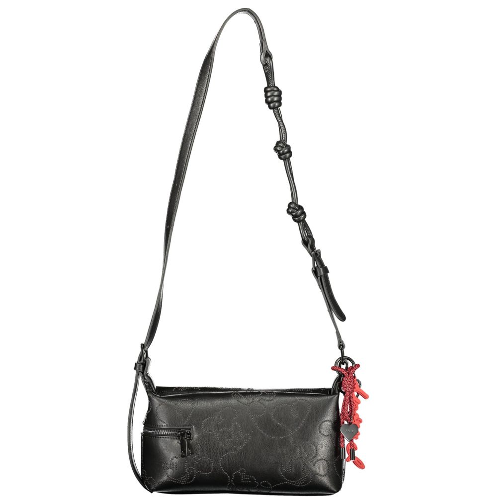 Desigual Black Polyurethane Women's Handbag - Zachava