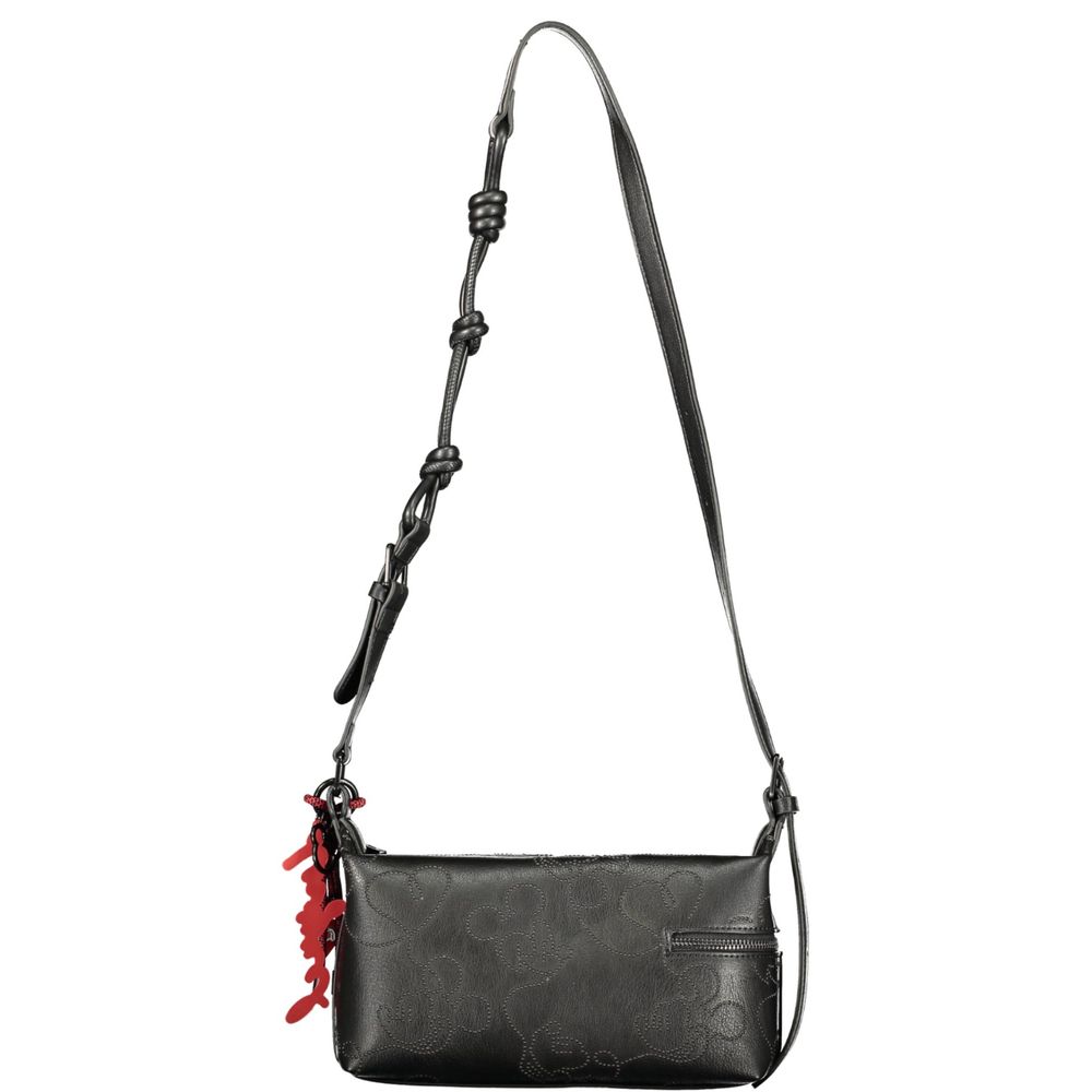 Desigual Black Polyurethane Women's Handbag - Zachava