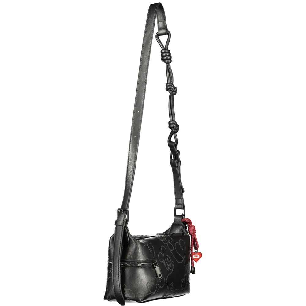 Desigual Black Polyurethane Women's Handbag - Zachava