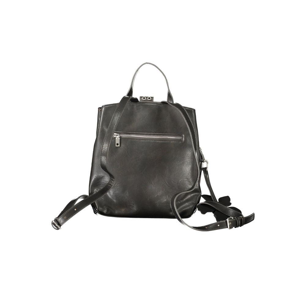 Desigual Black Polyurethane Women Backpack - Zachava