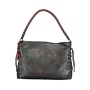 Desigual Nero Poliuretano Women Handbag