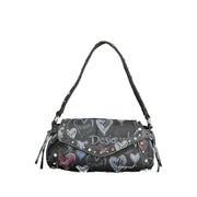 Desigual Black Polyester Women Bag - Zachava