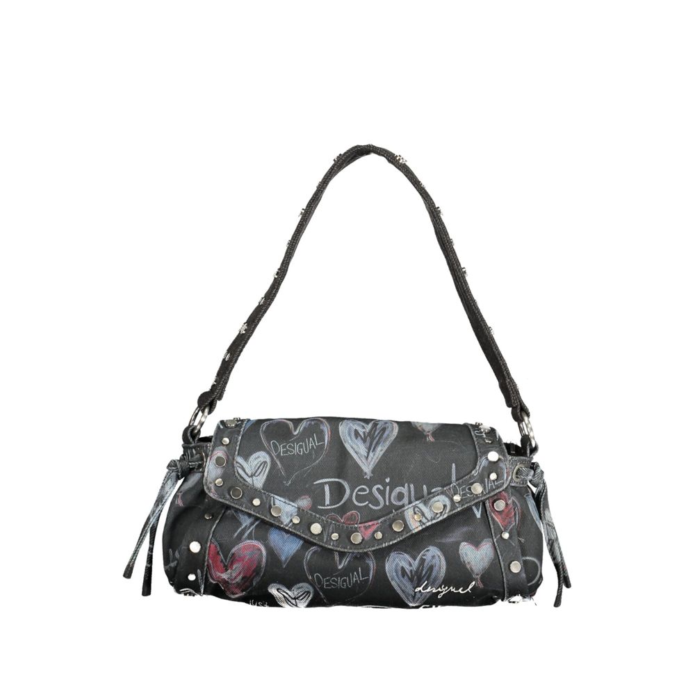 Desigual Black Polyester Women Bag - Zachava