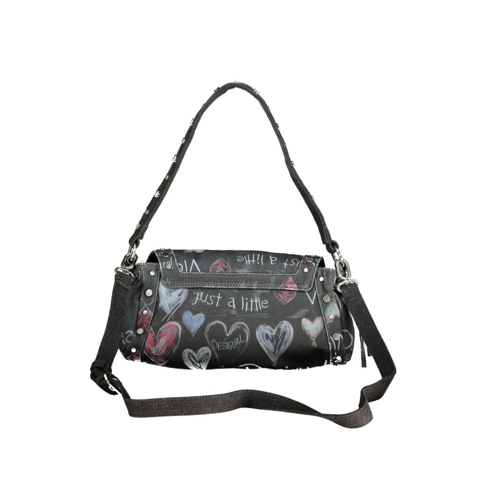 Desigual Black Polyester Women Bag - Zachava