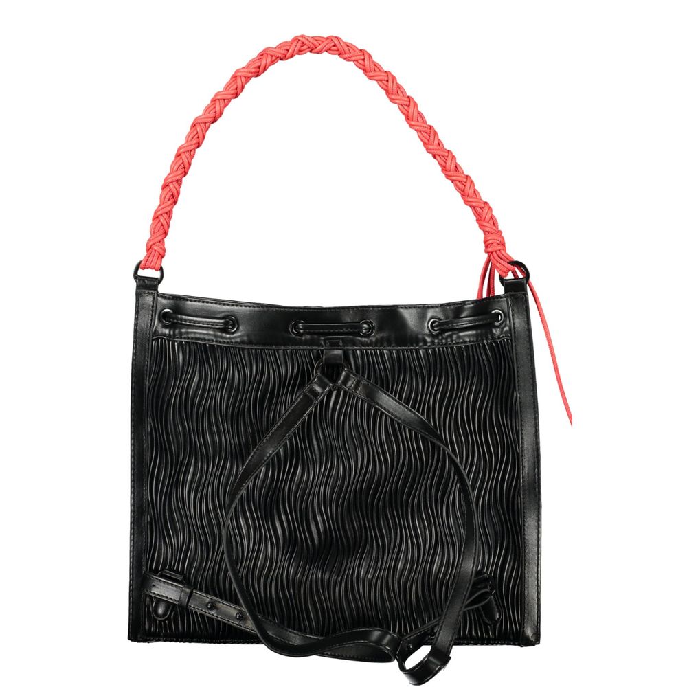 Desigual Black Polyurethane Women Backpack - Zachava