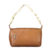 Desigual Marrone Polyurethane Women's Shoulder Bag - Zachava