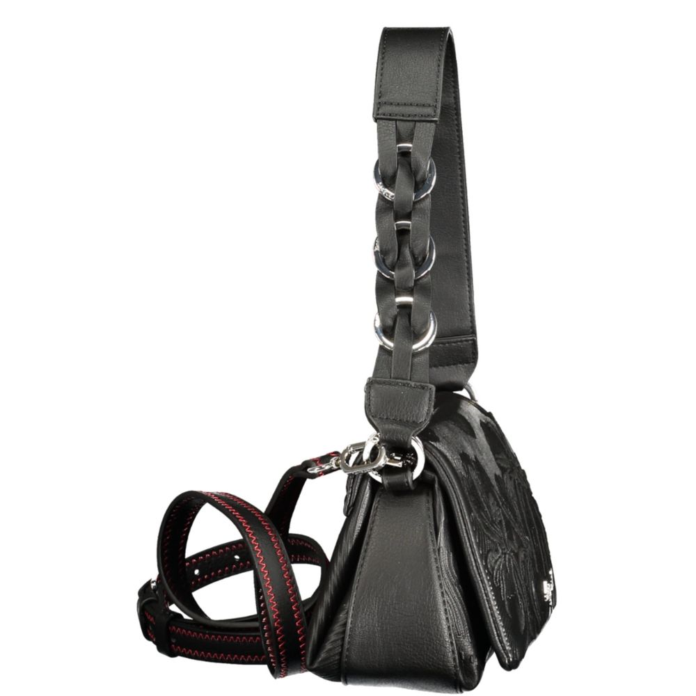 Desigual Black Polyurethane Women's Bag - Zachava