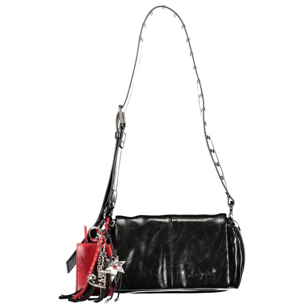 Desigual Black Polyurethane Women Handbag - Zachava