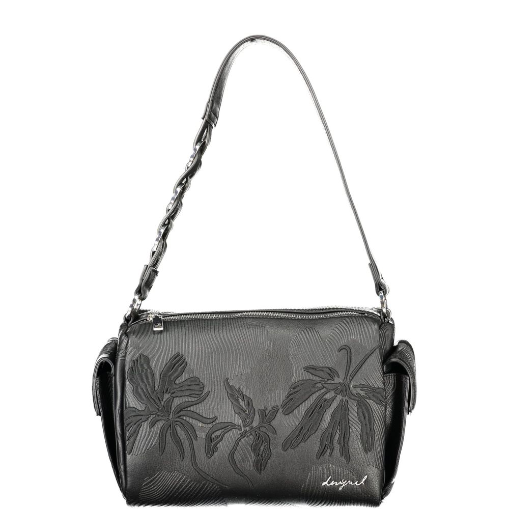Desigual Black Polyurethane Women Handbag - Zachava
