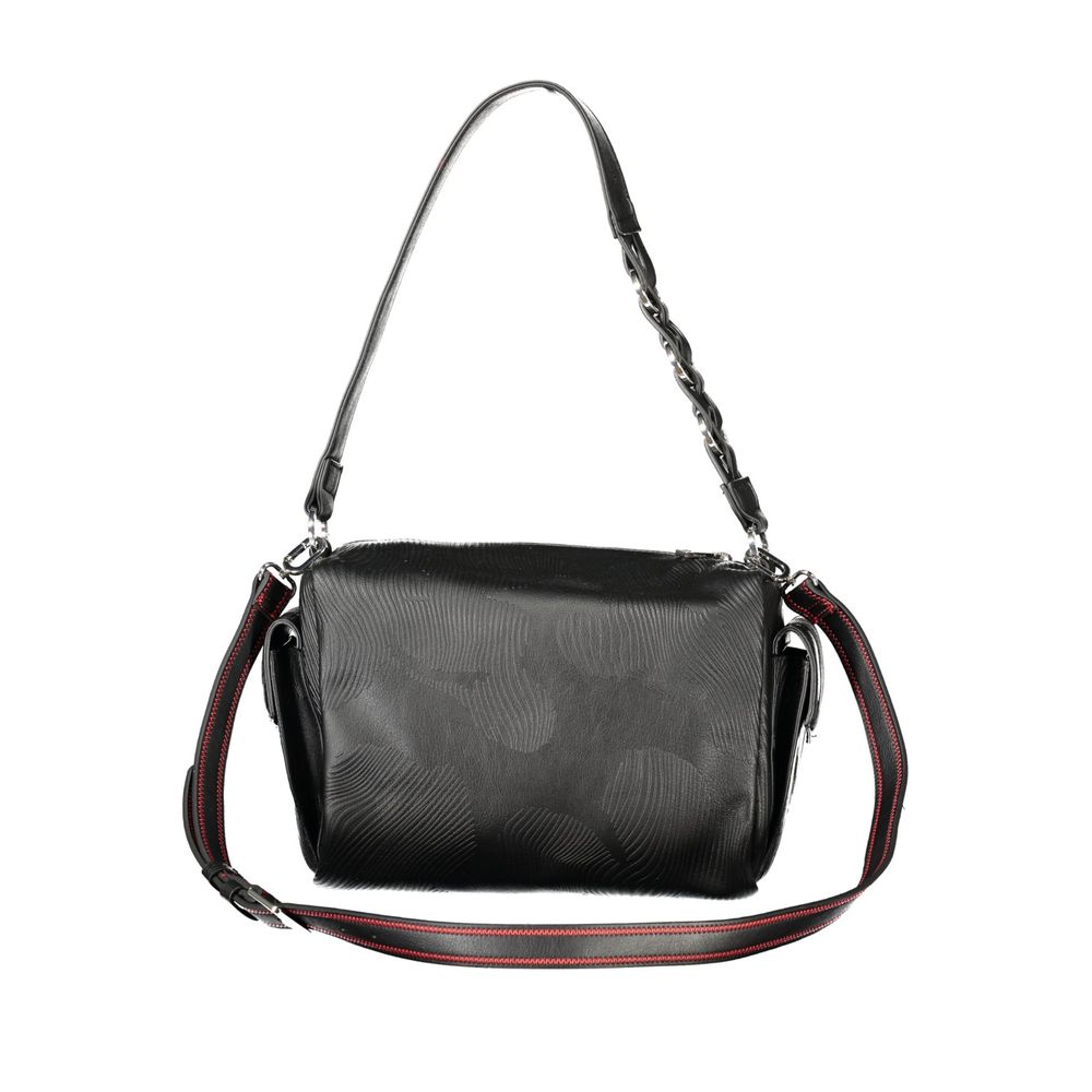 Desigual Black Polyurethane Women Handbag - Zachava