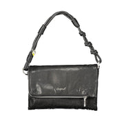 Desigual Black Polyurethane Women Handbag - Zachava