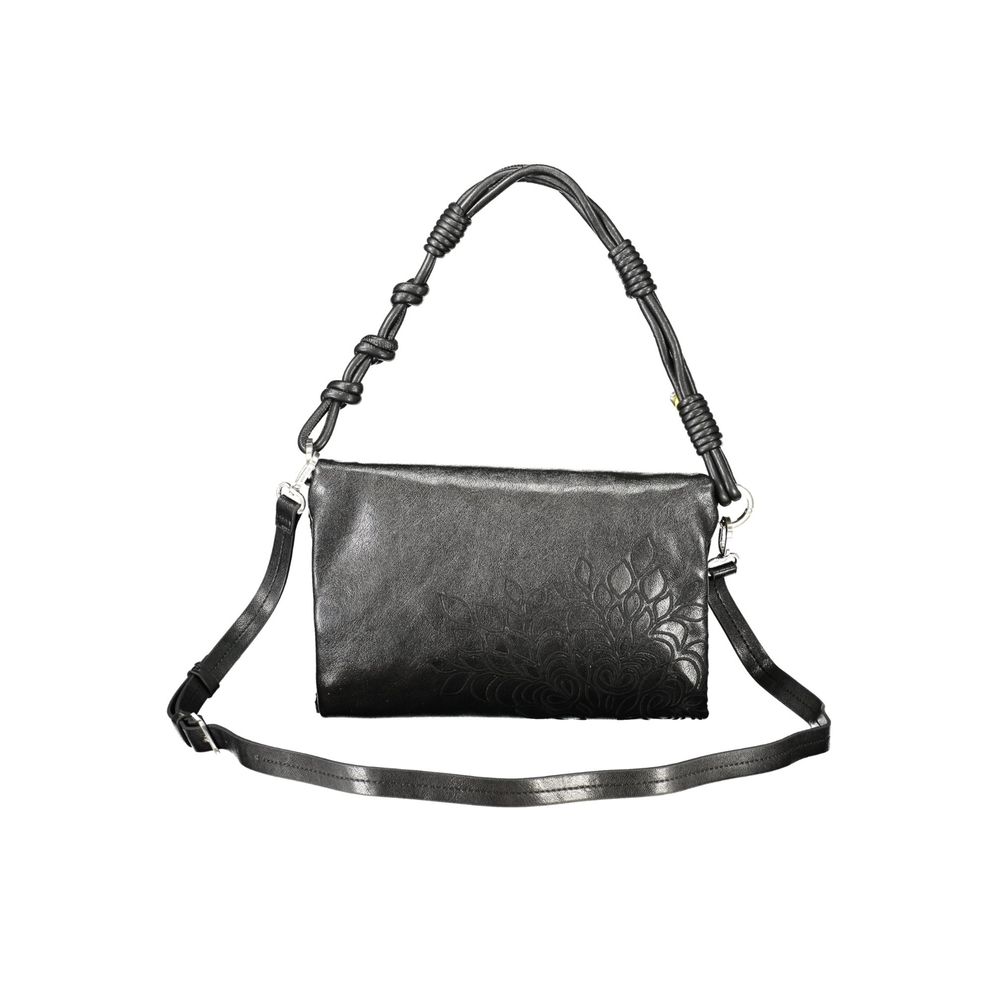 Desigual Black Polyurethane Women Handbag - Zachava