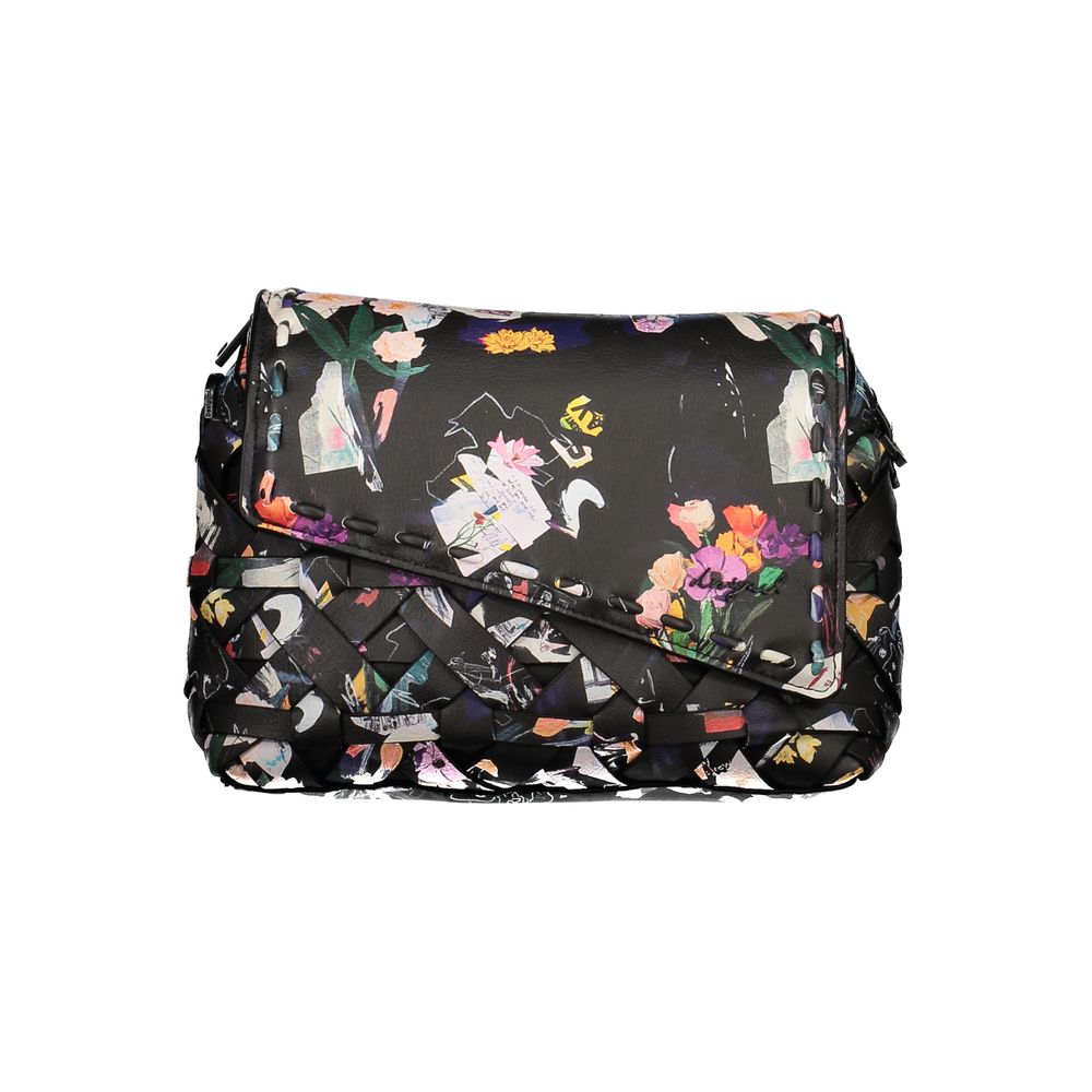Desigual Black Polyurethane Women Handbag - Zachava