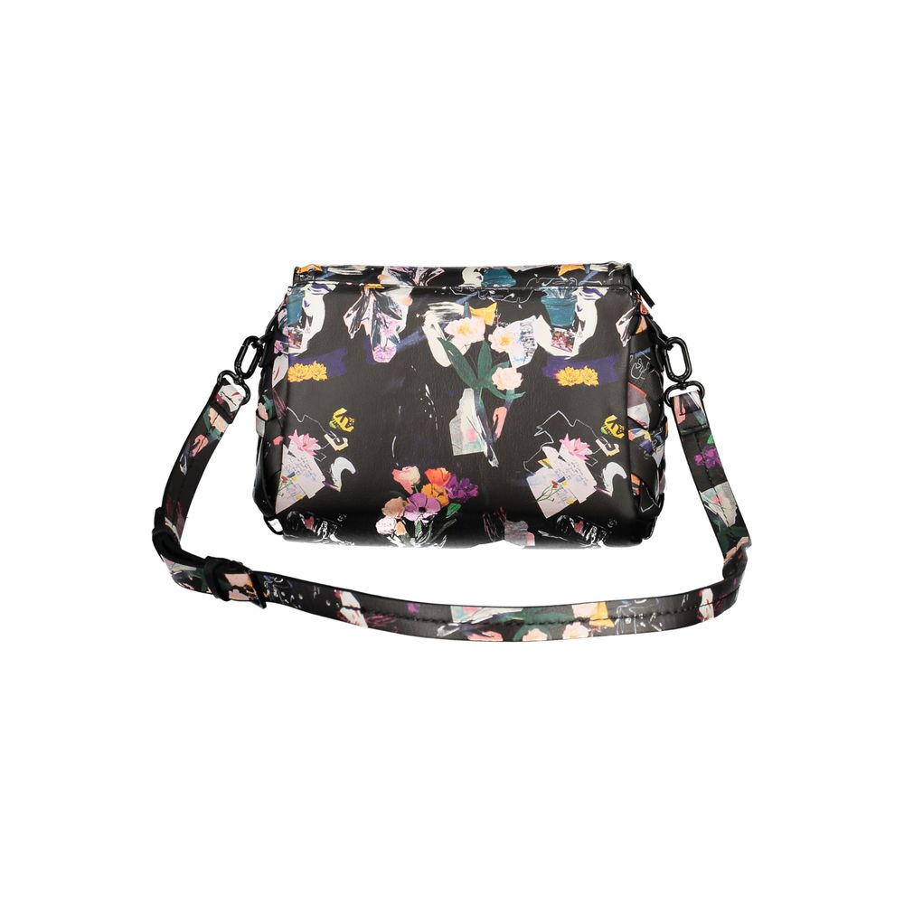 Desigual Black Polyurethane Women Handbag - Zachava