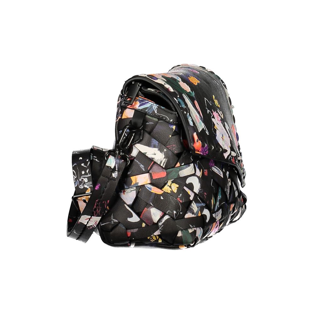 Desigual Black Polyurethane Women Handbag - Zachava