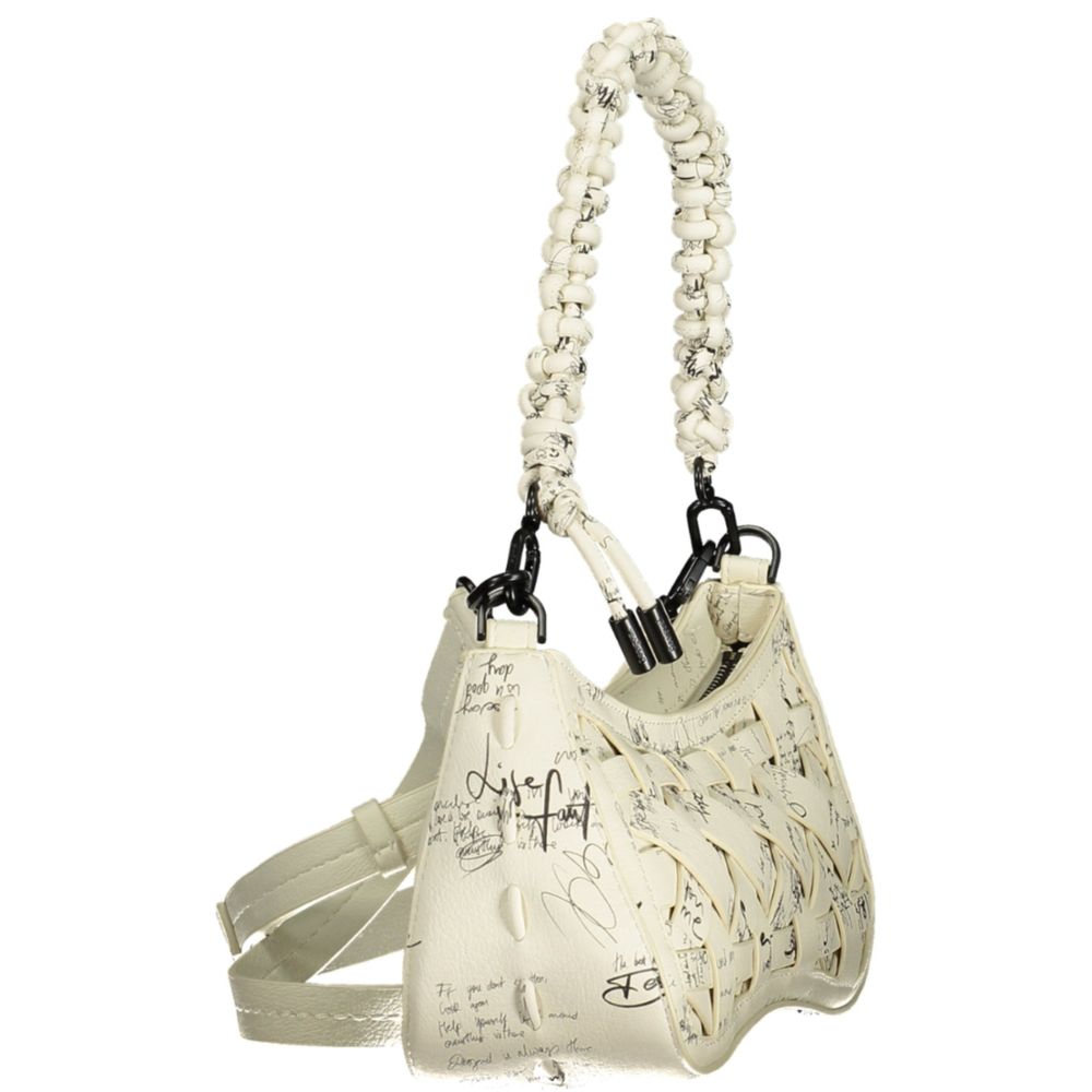 Desigual White Polyethylene Handbag