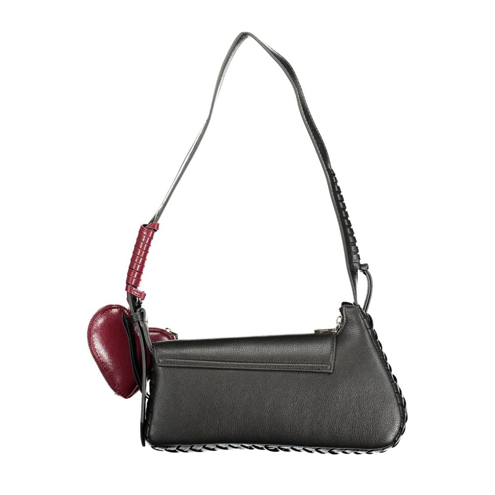 Desigual Black Polyurethane Women Handbag - Zachava