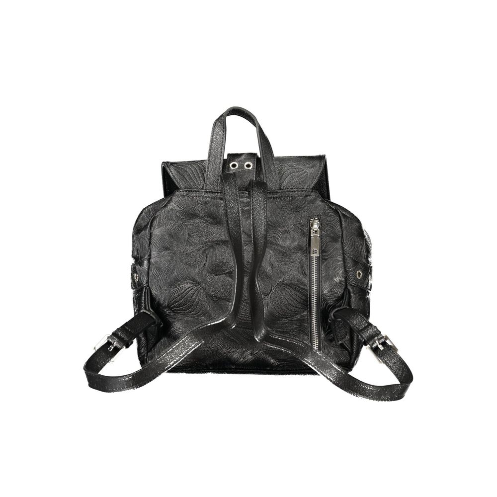 Desigual Black Polyurethane Women Backpack - Zachava