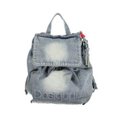 Desigual Azzurro Cotton Women Backpack