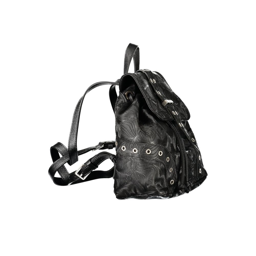 Desigual Black Polyurethane Women Backpack - Zachava