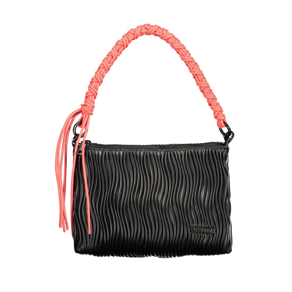 Desigual Black Polyethylene Handbag - Zachava