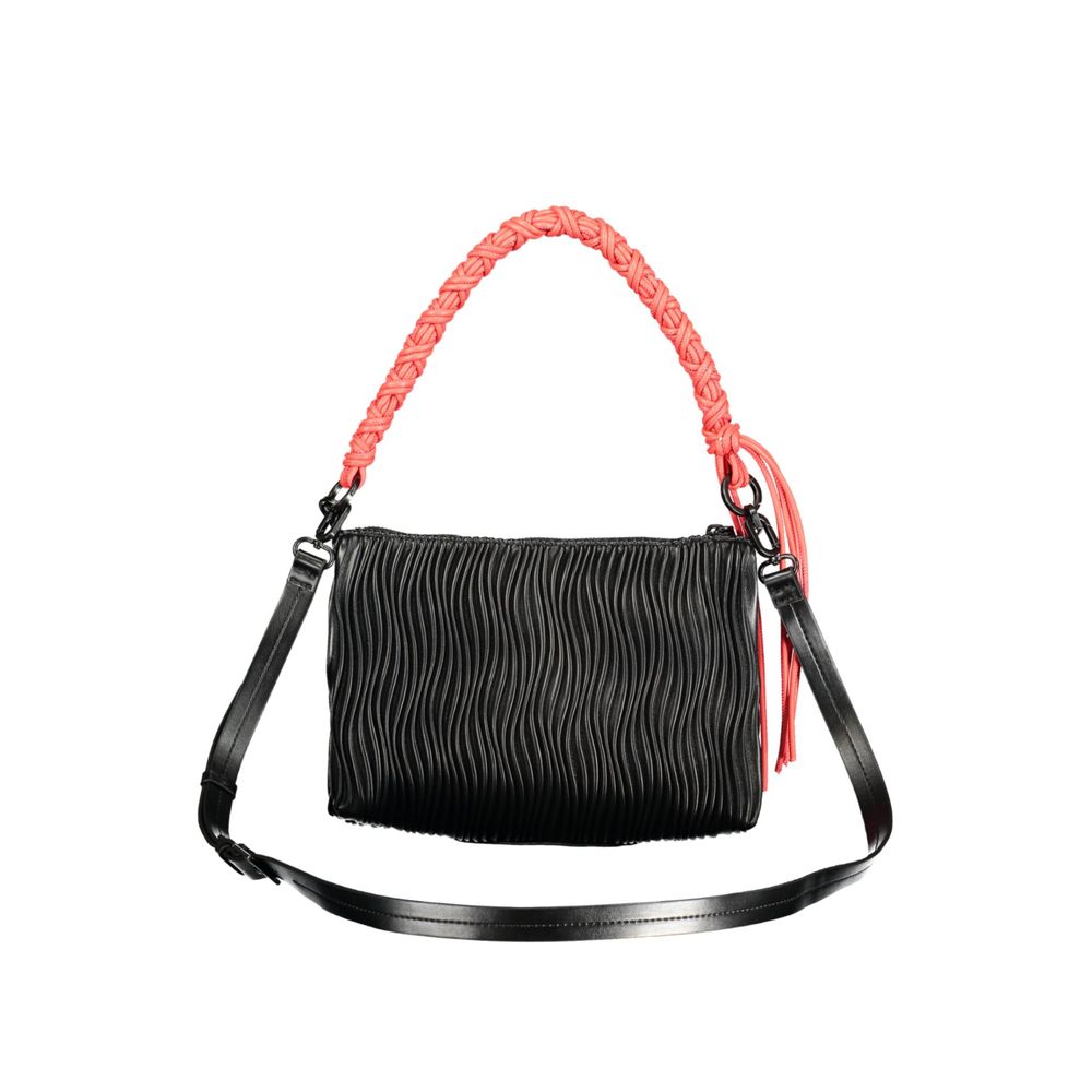 Desigual Black Polyethylene Handbag - Zachava