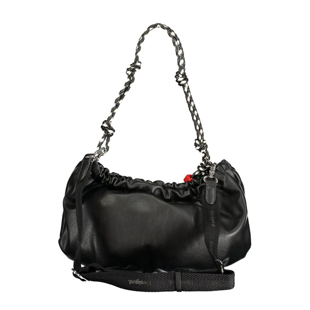 Desigual Black Polyurethane Women Handbag - Zachava