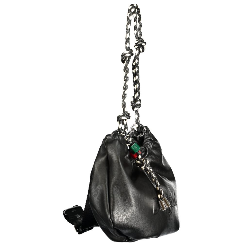 Desigual Black Polyurethane Women Handbag - Zachava