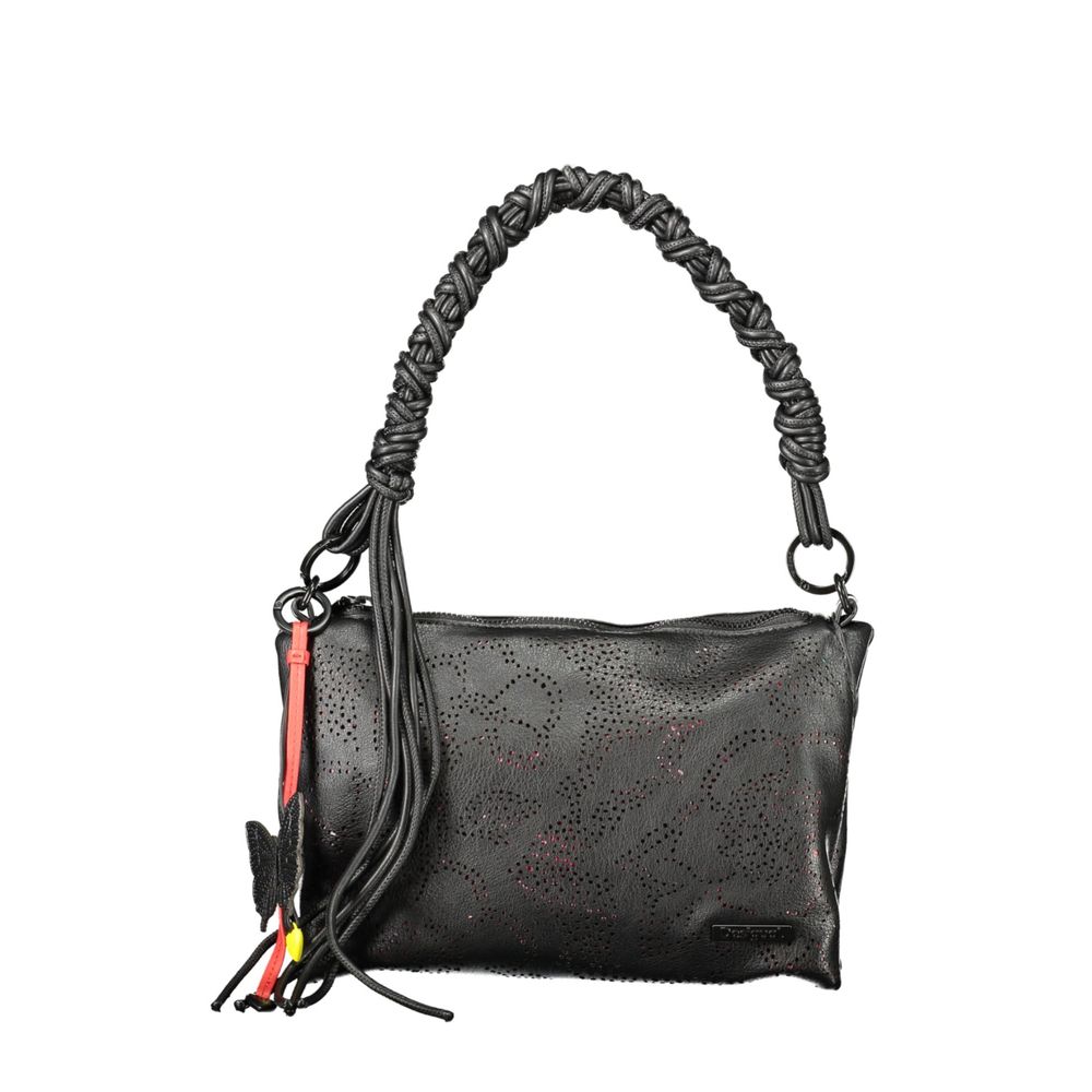 Desigual Black Polyurethane Women's Handbag - Zachava