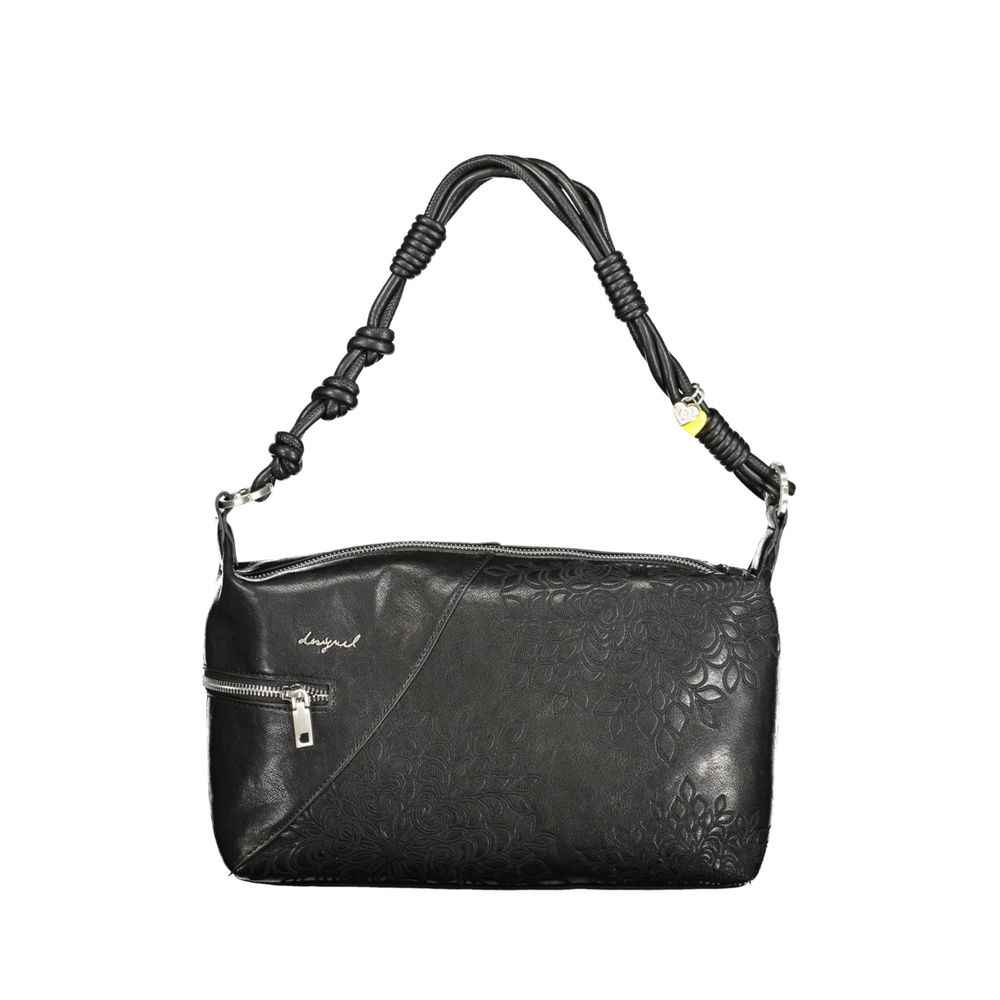Desigual Black Polyurethane Women's Handbag - Zachava