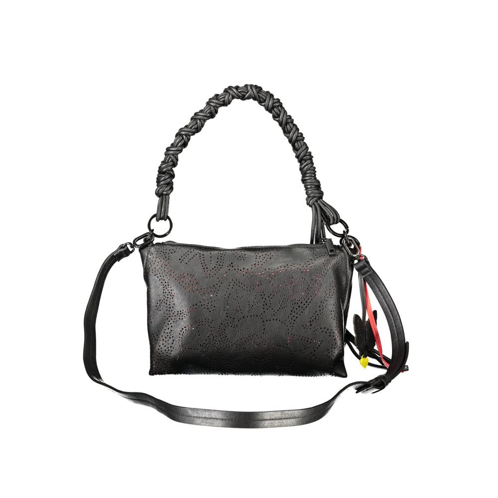 Desigual Black Polyurethane Women's Handbag - Zachava
