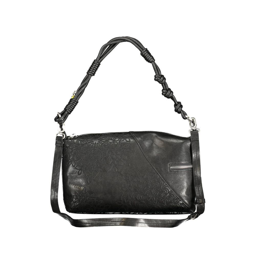 Desigual Black Polyurethane Women's Handbag - Zachava
