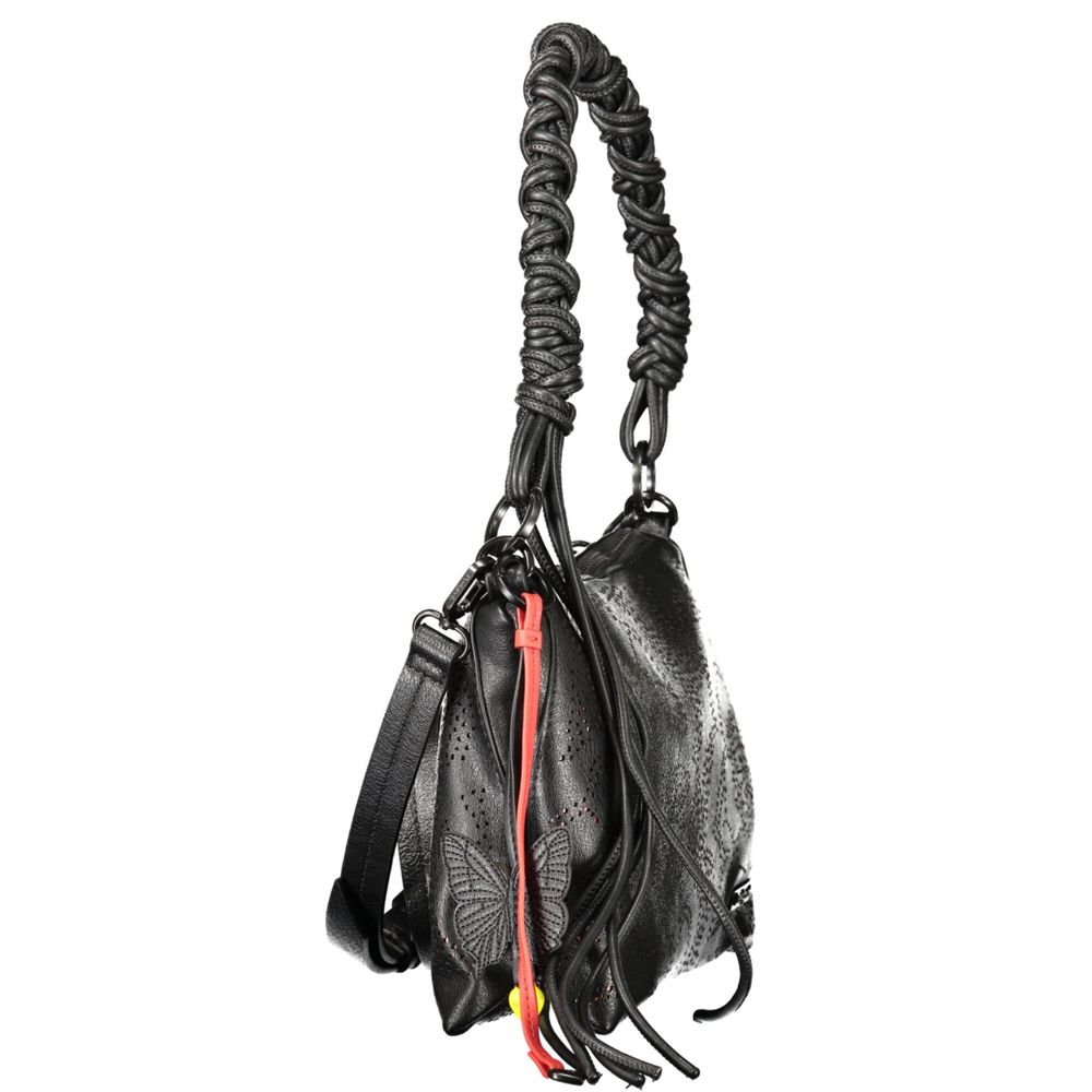 Desigual Black Polyurethane Women's Handbag - Zachava