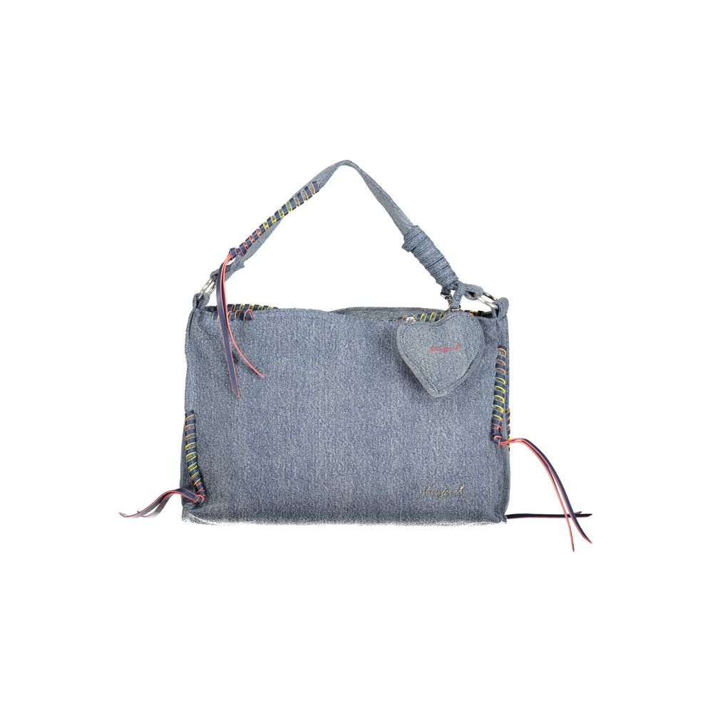 Desigual Azzurro Cotton Women Handbag - Zachava