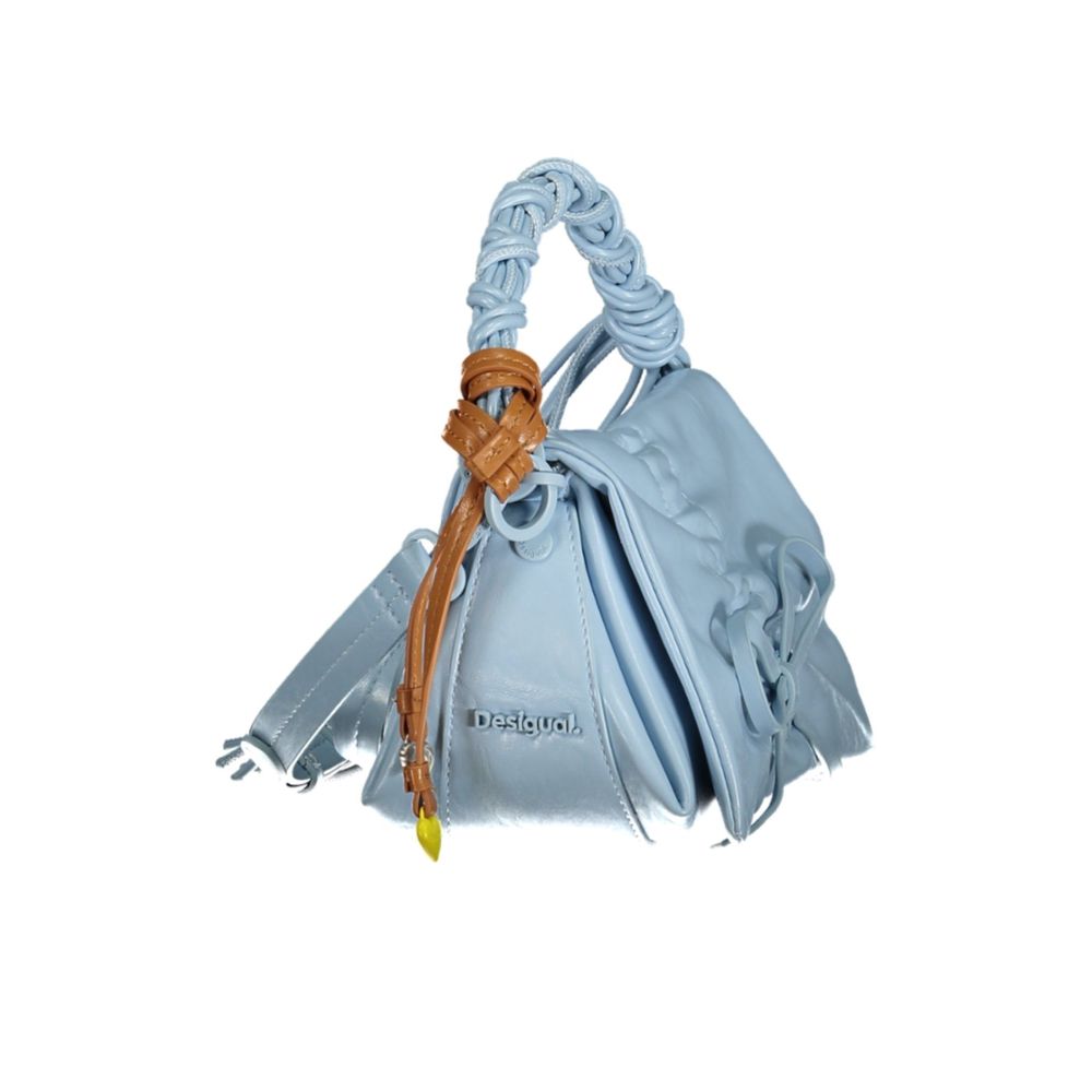 Desigual Azzurro Polyurethane Women Mini Bag - Zachava