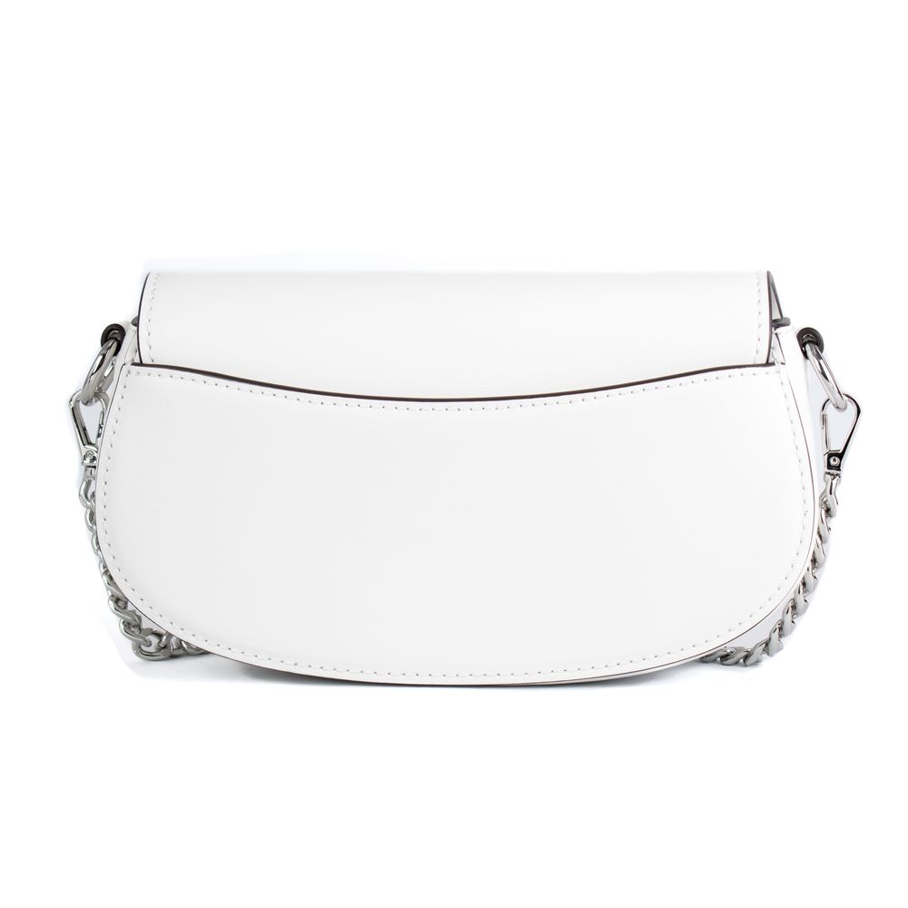 Michael Kors White Leather Shoulder Bag