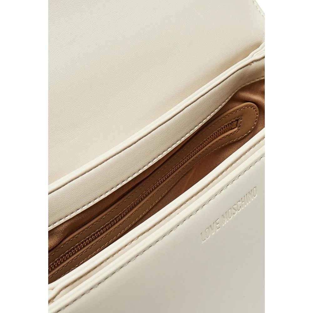 Love Moschino Beige Polyethylene Handbag - Zachava