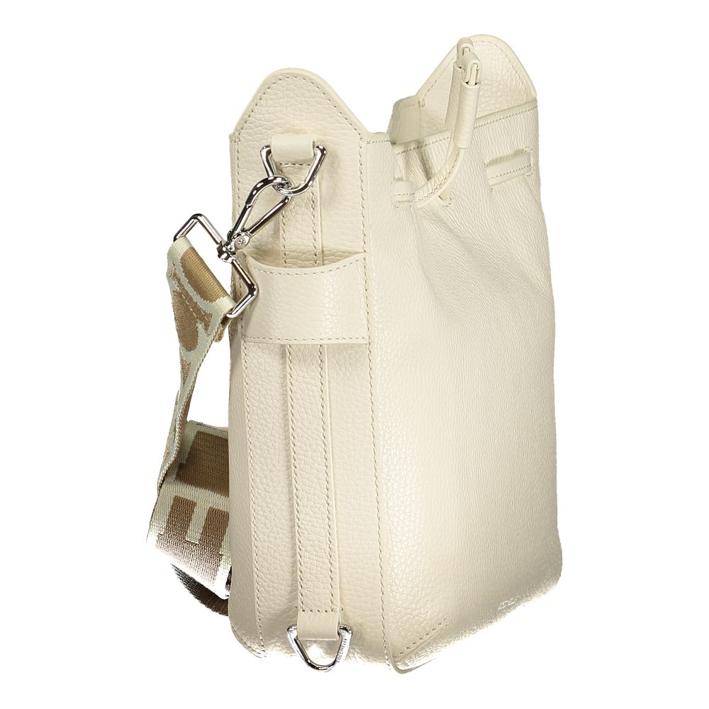 Coccinelle Bianco Leather Women Handbag